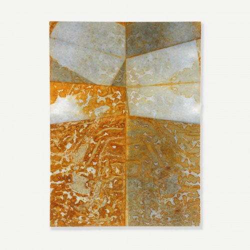 Tafeln Series II, 41 x 30,5 cm, Ink, Iron Oxide on Japanese Paper on MDF Board, 2014