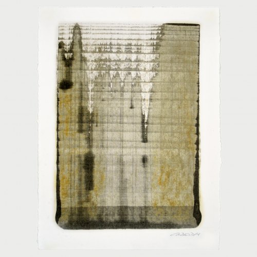 Peak Series, 50 x 40 cm, Charcoal,  Pastels and Oil on Paper, 2014